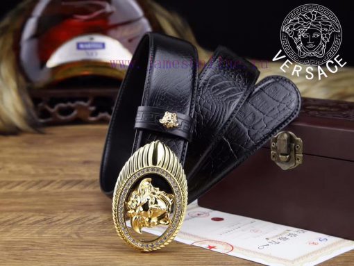 Complete setVERSACE100% dual color pure steel buckle materialThe front material of the belt j0edtu40 - Image 13