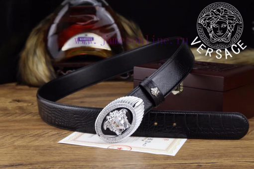 Complete setVERSACE100% dual color pure steel buckle materialThe front material of the belt j0edtu40 - Image 17