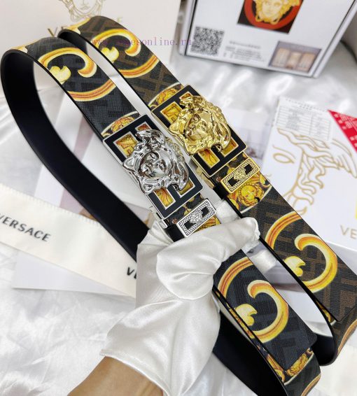 Belt Versace Versace Top RemakeThe waistband is made of 100% head layer cowhide, ensuring ge 9ztzxu4n