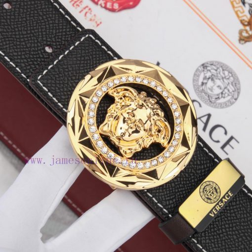 Belt belt Versace cowhide beltMen's belt material: 100% head layer cowhide belt, guaranteed 0islodjm - Image 17