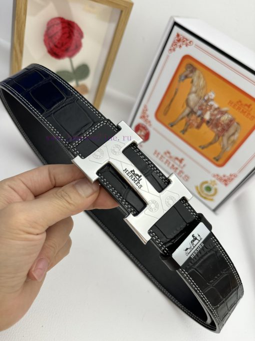 Hermes Hermès  Material: Leather Belt with 100% Head Layer. The leather belt is guaranteed t l7qu0otr - Image 6