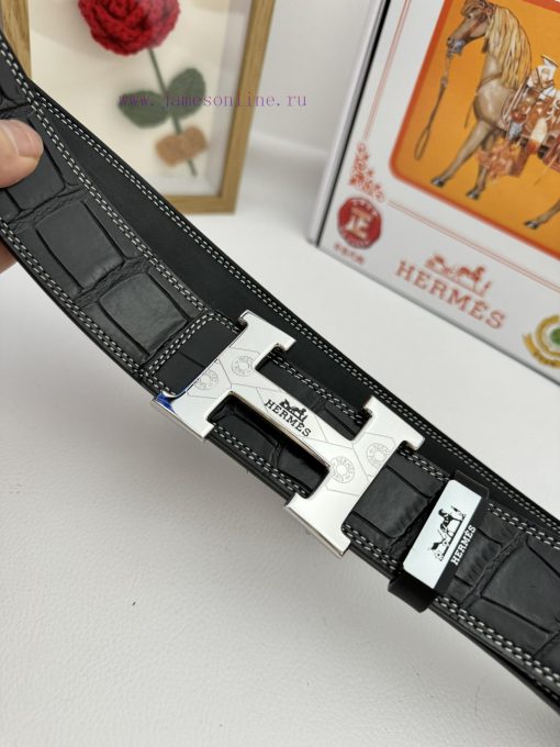 Hermes Hermès  Material: Leather Belt with 100% Head Layer. The leather belt is guaranteed t l7qu0otr - Image 7