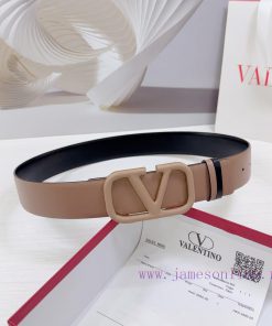 4.0cm Valentino waist belt, double-sided top layer cowhide material, length. 758.80.85.90.95 5h8fliff