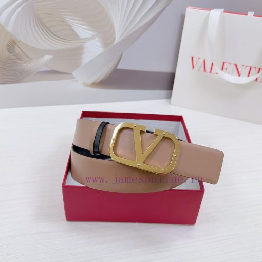 4.0cm Valentino waist belt, double-sided top layer cowhide material, length. 758.80.85.90.95 3bvauqh0 - Image 3