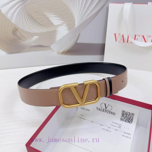 4.0cm Valentino waist belt, double-sided top layer cowhide material, length. 758.80.85.90.95 99bc8iul - Image 2