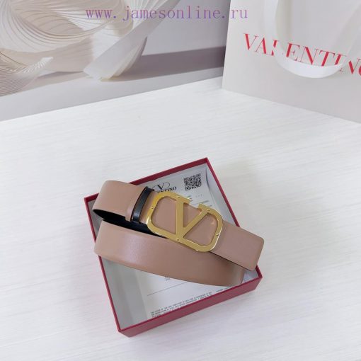 4.0cm Valentino waist belt, double-sided top layer cowhide material, length. 758.80.85.90.95 3bvauqh0 - Image 5