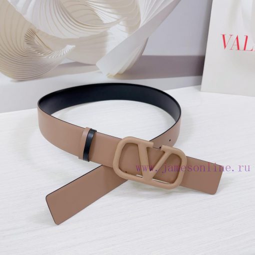 4.0cm Valentino waist belt, double-sided top layer cowhide material, length. 758.80.85.90.95 5h8fliff - Image 5
