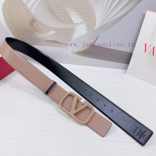 4.0cm Valentino waist belt, double-sided top layer cowhide material, length. 758.80.85.90.95 5h8fliff - Image 6
