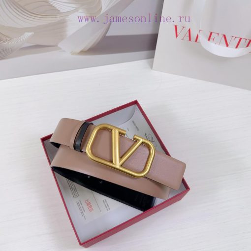 4.0cm Valentino waist belt, double-sided top layer cowhide material, length. 758.80.85.90.95 99bc8iul - Image 5