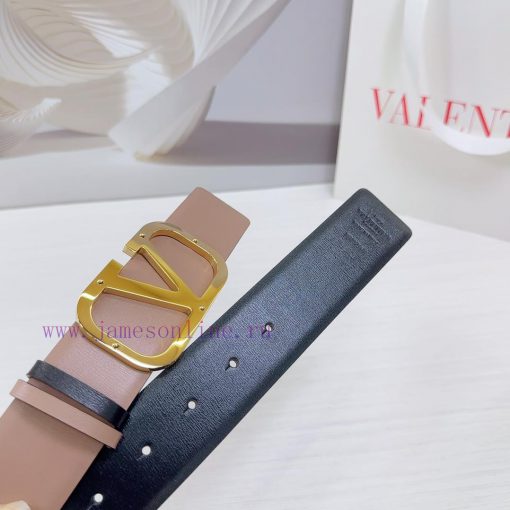 4.0cm Valentino waist belt, double-sided top layer cowhide material, length. 758.80.85.90.95 3bvauqh0 - Image 9