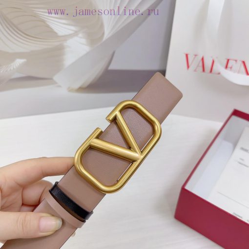 4.0cm Valentino waist belt, double-sided top layer cowhide material, length. 758.80.85.90.95 99bc8iul - Image 8