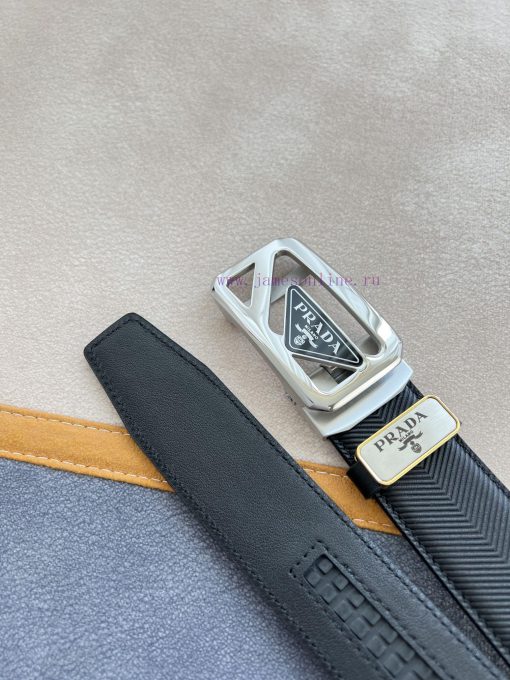 Prada PRADA Belt Automatic BeltAutomatic belt, classic acrylic pure steel material automatic q7lt8u7x - Image 10