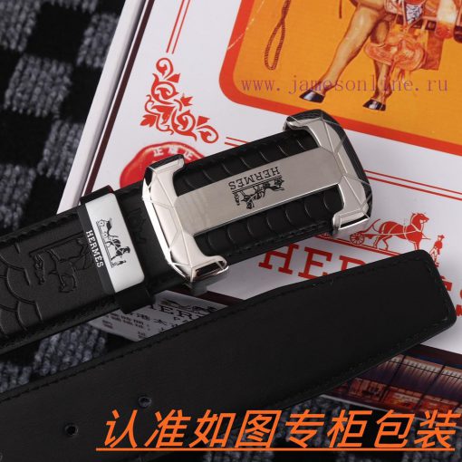 Men's belt HermesMen's leather belt is made of 100% head layer cowhide, ensuring that the 24 u9yfi784 - Image 6