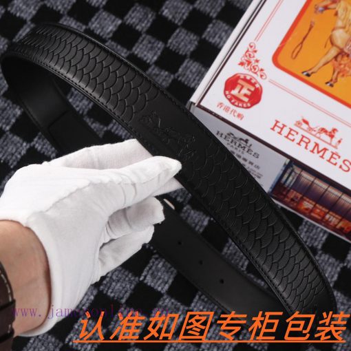 Men's belt HermesMen's leather belt is made of 100% head layer cowhide, ensuring that the 24 u9yfi784 - Image 9