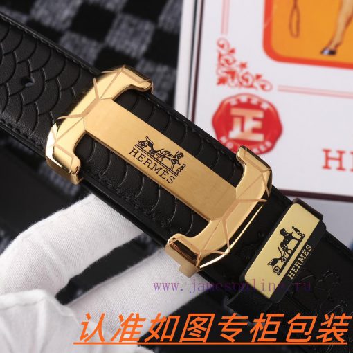 Men's belt HermesMen's leather belt is made of 100% head layer cowhide, ensuring that the 24 ixmyba9m - Image 8