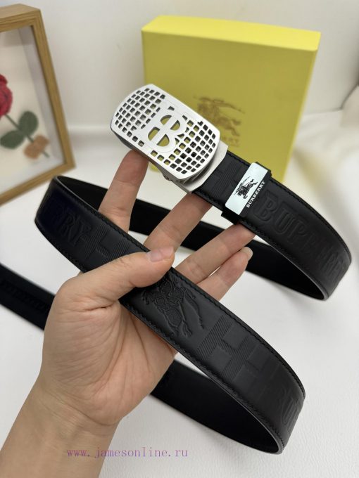 Burberry automatic beltMaterial: Leather Belt with 100% Head Layer. The leather belt is guar xjtug2bb - Image 5