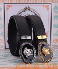Belt belt Versace cowhide beltMen's belt material: 100% head layer cowhide belt, guaranteed c1yvutzv