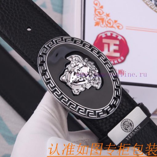 Belt belt Versace cowhide beltMen's belt material: 100% head layer cowhide belt, guaranteed 5brhcsod - Image 6