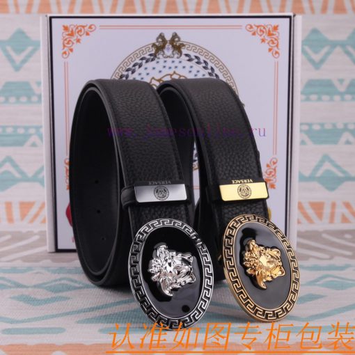 Belt belt Versace cowhide beltMen's belt material: 100% head layer cowhide belt, guaranteed 5brhcsod - Image 10
