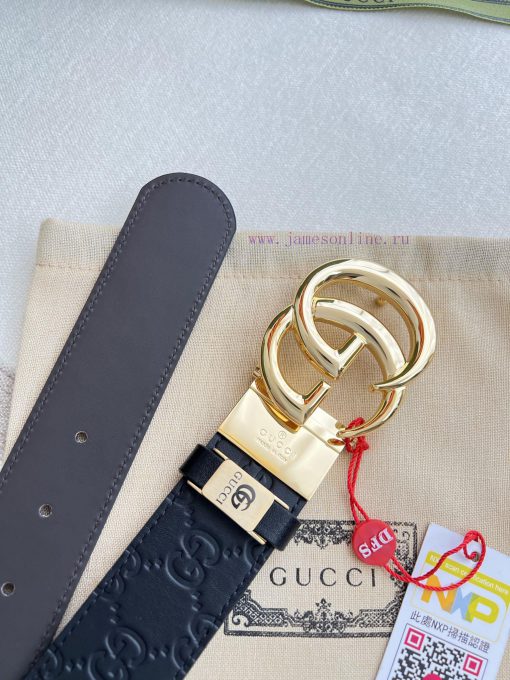 Gucci Gucci Belt ️ BeltHanging buckle, pure copper material buckle head, top layer cowhide, pycokynz - Image 7
