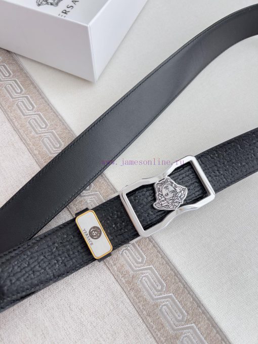 Versace Versace. ️ Belt and belt automatic beltAutomatic belt, classic head buckle made of p ap60o06p - Image 5
