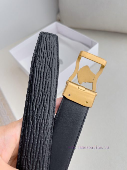 Versace Versace. ️ Belt and belt automatic beltAutomatic belt, classic head buckle made of p mlohghfo - Image 6