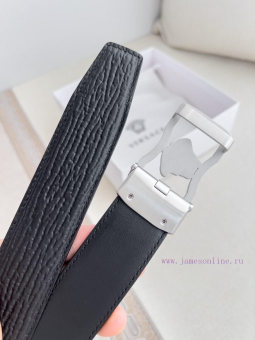 Versace Versace. ️ Belt and belt automatic beltAutomatic belt, classic head buckle made of p ap60o06p - Image 6