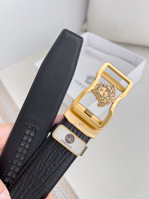 Versace Versace. ️ Belt and belt automatic beltAutomatic belt, classic head buckle made of p elik7n1i - Image 8