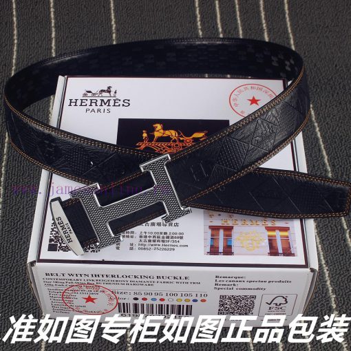 Hermes HER MES️Identify and receive a punch as a giftThe material is a 100% top layer cowhid pn3lq3x4 - Image 3