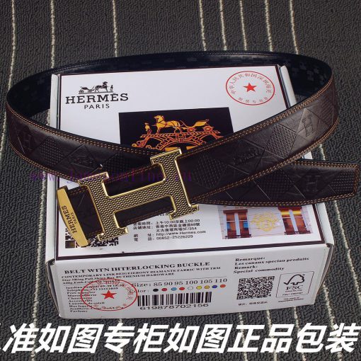 Hermes HER MES️Identify and receive a punch as a giftThe material is a 100% top layer cowhid pn3lq3x4 - Image 6