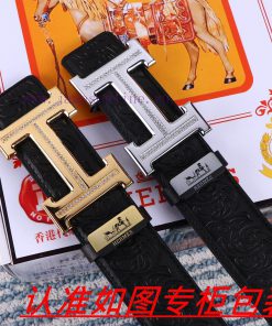 Men's belt HermesMen's leather belt is made of 100% head layer cowhide, ensuring that the 24 0peh6gfw