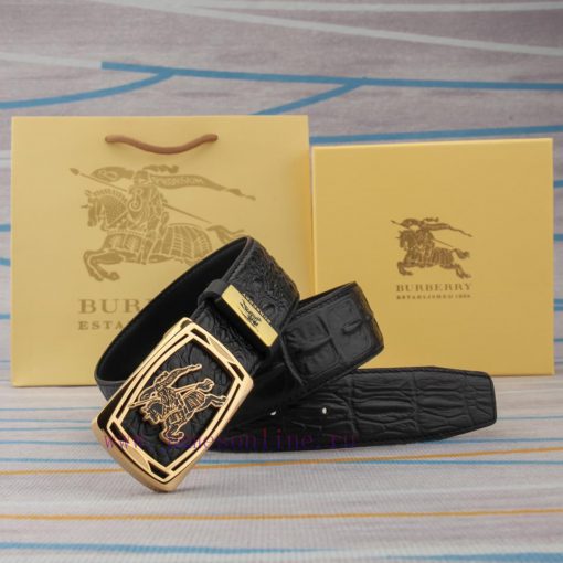 BurberryMaterial: Leather Belt with 100% Head Layer. The leather belt is guaranteed to be ge r08kou02 - Image 2
