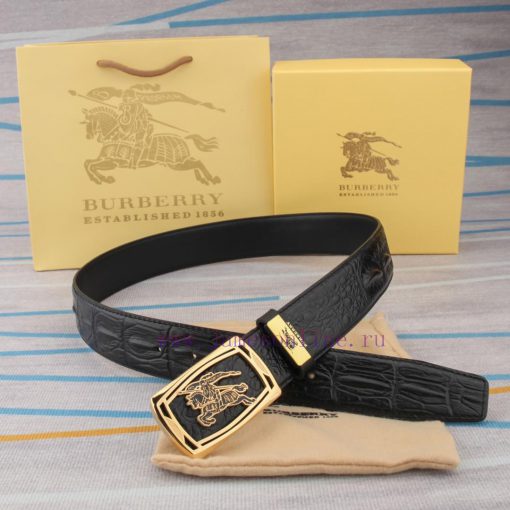 BurberryMaterial: Leather Belt with 100% Head Layer. The leather belt is guaranteed to be ge r08kou02 - Image 5
