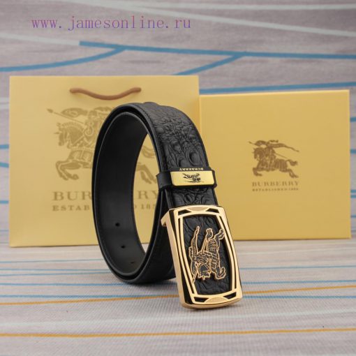 BurberryMaterial: Leather Belt with 100% Head Layer. The leather belt is guaranteed to be ge r08kou02 - Image 7