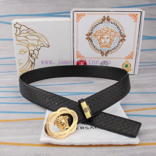 Versace. VersaceMaterial: Leather Belt with 100% Head Layer. The leather belt is guaranteed boh863uf - Image 5