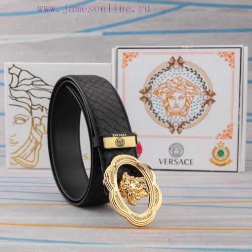 Versace. VersaceMaterial: Leather Belt with 100% Head Layer. The leather belt is guaranteed boh863uf - Image 7