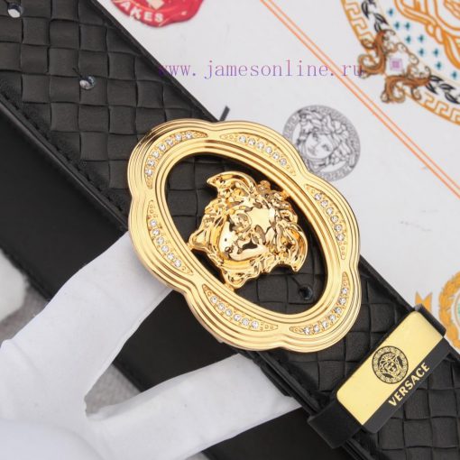 Versace. VersaceMaterial: Leather Belt with 100% Head Layer. The leather belt is guaranteed boh863uf - Image 8