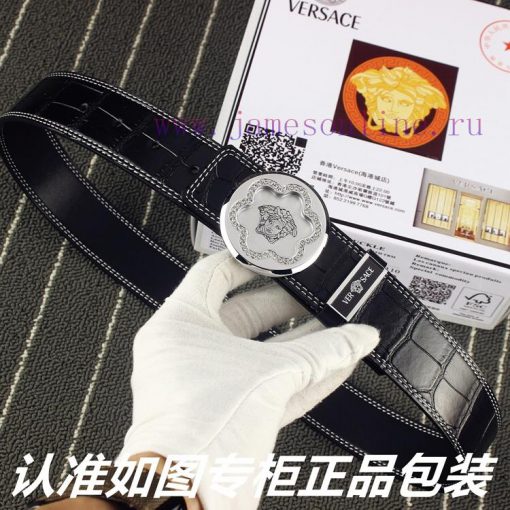 Versace Ver... sace ️ Crocodile patternIdentify and receive a punch as a giftThe material is ta29bqx4 - Image 4