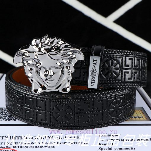 Belt Versace Ver…️Belt made of 100% cowhide, hand woven to ensure 24k genuine leather and st wk404a5k - Image 2