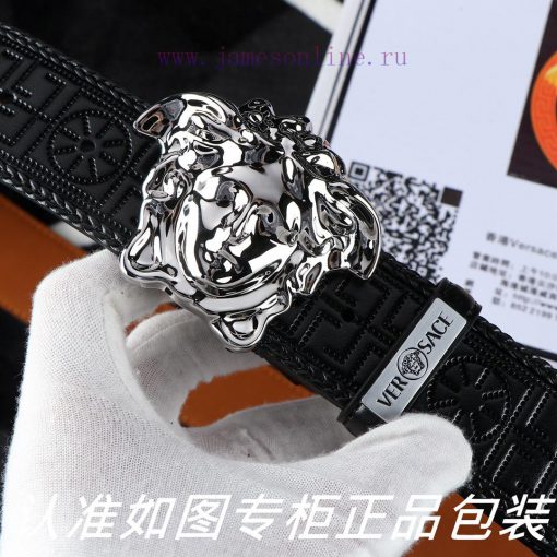 Belt Versace Ver…️Belt made of 100% cowhide, hand woven to ensure 24k genuine leather and st wk404a5k - Image 6