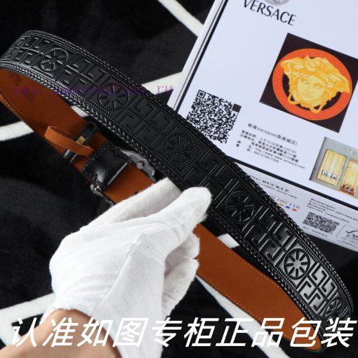 Belt Versace Ver…️Belt made of 100% cowhide, hand woven to ensure 24k genuine leather and st wk404a5k - Image 8