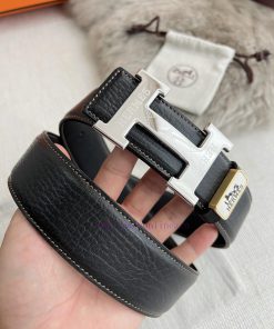 Hermes Hermes waist beltHanging buckle, classic pure steel material buckle head, double-side k6trzz9k