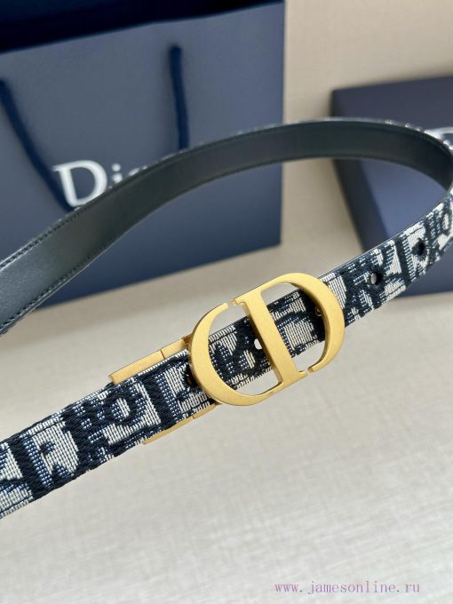This 20mm Montaigne waist belt with a width of 2.0cm draws inspiration from the eponymous ha eerp8le5 - Image 3