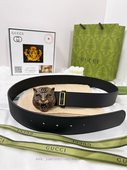 Belt Gucci Gucci️The waistband is made of 100% cowhide, ensuring genuine leather. The 24k ti ghfre6qe - Image 6