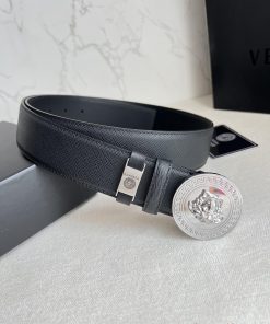 Versace. Versace Belt and BeltsHanging buckle, classic human head made of pure steel materia avko0d82