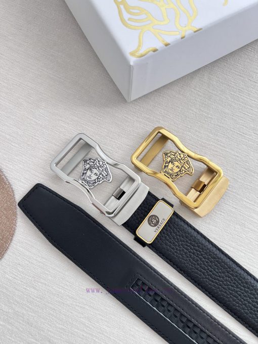 Versace Versace. ️ Belt and belt automatic beltAutomatic belt, classic head buckle made of p 015h2tfl - Image 10
