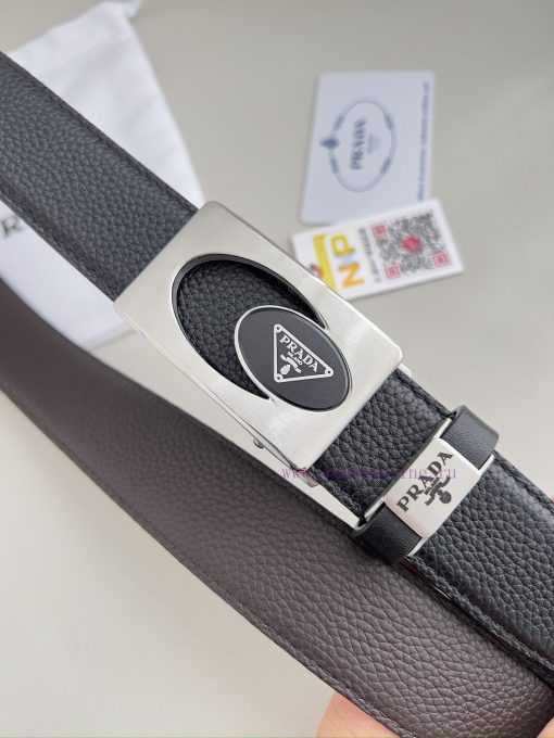 Prada. Prada Belt Automatic BeltAutomatic belt, classic pure steel material automatic buckle h85aktn4 - Image 5