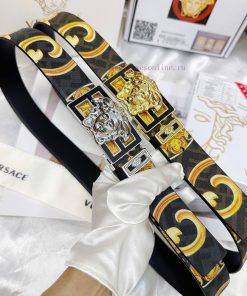 Belt Versace Versace Top RemakeThe waistband is made of 100% head layer cowhide, ensuring ge 09rdbkeq