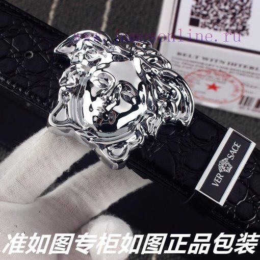Versace Ver... sace ️ Crocodile patternIdentify and receive a punch as a giftThe material is 22nheatx - Image 6