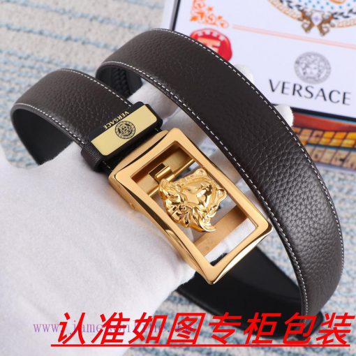 Versace. Versace automatic beltThe material is made of 100% top layer cowhide, ensuring that v9usscr4